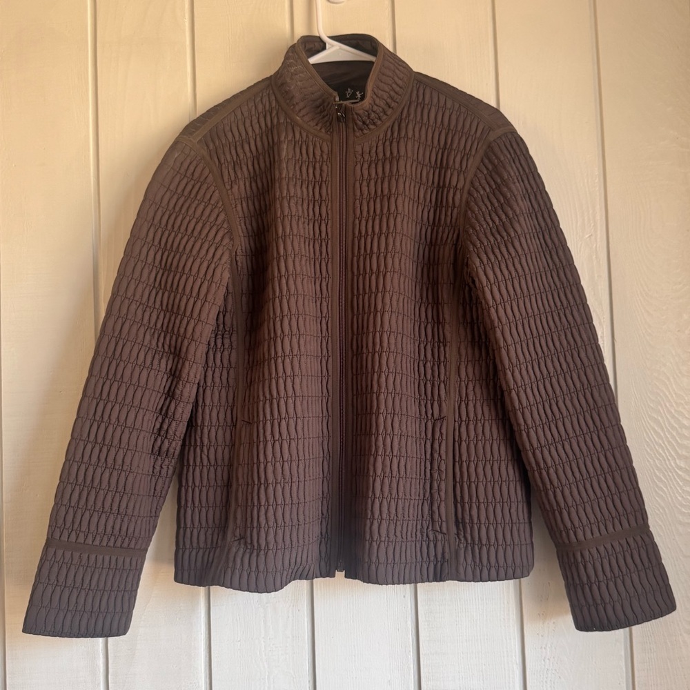 Aeros Vintage Brown Honeycomb Jacket